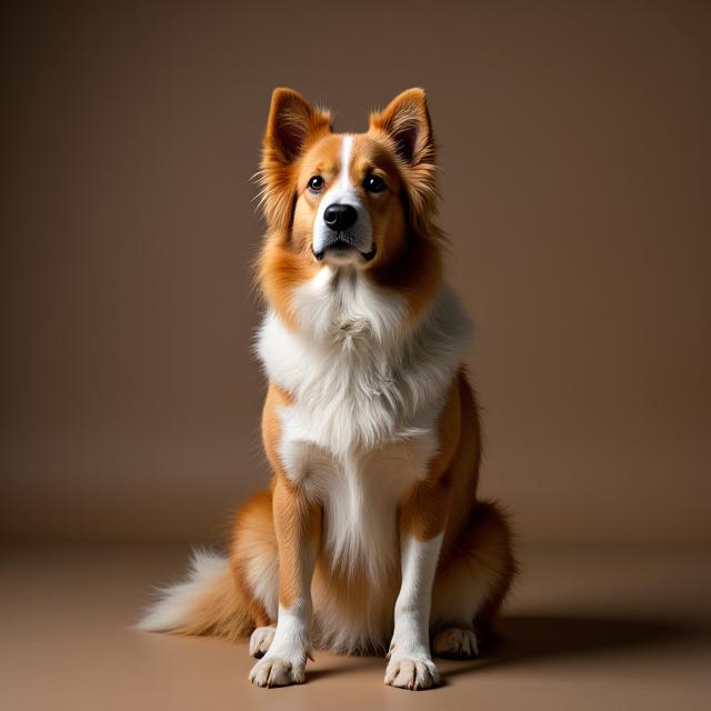 Portrait chien studio